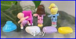 Vintage Polly Pocket Children's Hospital COMPLETE Set Bluebird 1995