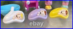 Vintage Polly Pocket Children's Hospital COMPLETE Set Bluebird 1995