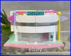 Vintage Polly Pocket Children's Hospital COMPLETE Set Bluebird 1995