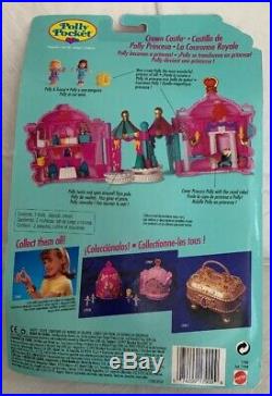 Vintage Polly Pocket Crown Castle Princess Treasures NEW & SEALED MOC 1997