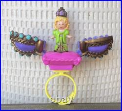 Vintage Polly Pocket Crown Surprise Ring & Polly Doll Complete, Bluebird 1994