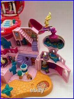 Vintage Polly Pocket Disney Aladdin Jasmine's Royal Palace Figures 99% Complete