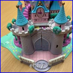 Vintage Polly Pocket Disney Cinderella Castle 1995 Bluebird 7Figures