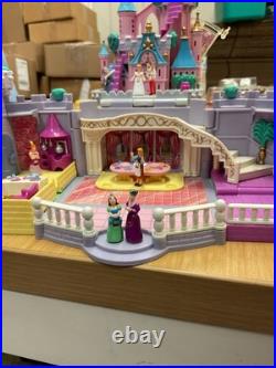 Vintage Polly Pocket Disney Cinderella Castle 1995 Bluebird 7Figures