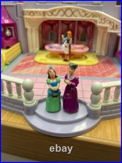 Vintage Polly Pocket Disney Cinderella Castle 1995 Bluebird 7Figures