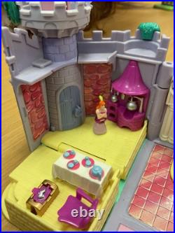Vintage Polly Pocket Disney Cinderella Castle 1995 Bluebird 7Figures