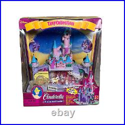 Vintage Polly Pocket Disney Cinderella Enchanted Castle 1995 Bluebird Lights Up