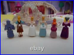 Vintage Polly Pocket Disney Cinderella Enchanted Castle 1995 Bluebird carriage