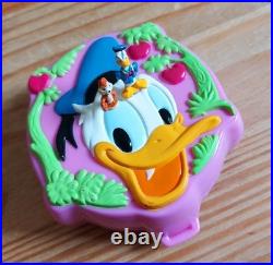 Vintage Polly Pocket Disney Donald With Chip'N Dale 1996 99% Complete Very Rare