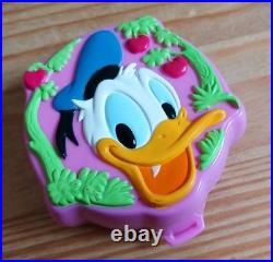 Vintage Polly Pocket Disney Donald With Chip'N Dale 1996 99% Complete Very Rare