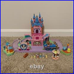 Vintage Polly Pocket Disney Magic Kingdom Castle Playset Mickey 99% Complete