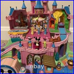 Vintage Polly Pocket Disney Magic Kingdom Castle Playset Mickey 99% Complete