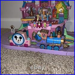 Vintage Polly Pocket Disney Magic Kingdom Castle Playset Mickey 99% Complete