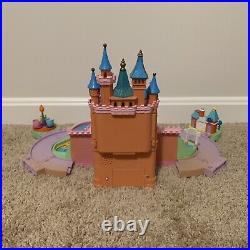 Vintage Polly Pocket Disney Magic Kingdom Castle Playset Mickey 99% Complete