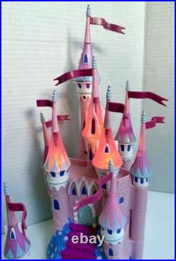 Vintage Polly Pocket Disney Sleeping Beauty Castle Figures Jakks Pacific WORKS