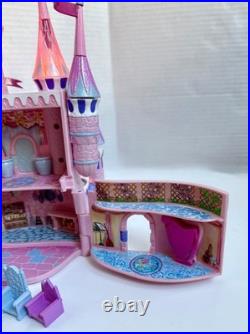 Vintage Polly Pocket Disney Sleeping Beauty Castle Figures Jakks Pacific WORKS