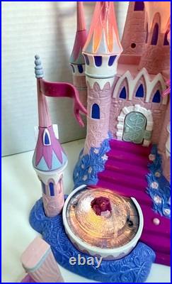 Vintage Polly Pocket Disney Sleeping Beauty Castle Figures Jakks Pacific WORKS