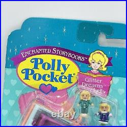 Vintage Polly Pocket Enchanted Storybooks Glitter Dreams Locket New Sealed 1996