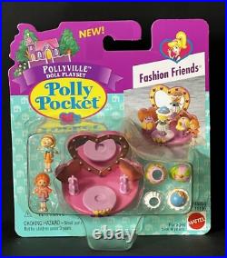 Vintage Polly Pocket FASHION FRIENDS Playset NEW SEALED 1996 Bluebird Toys