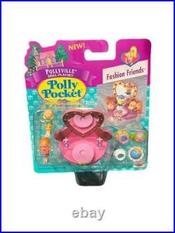 Vintage Polly Pocket FASHION FRIENDS Playset NEW SEALED 1996 Bluebird Toys