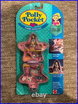 Vintage Polly Pocket Fairy Fantasy Purple Star Compact