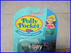 Vintage Polly Pocket Fairy Garden Locket Necklace Complete Set 1992 Mattel fun