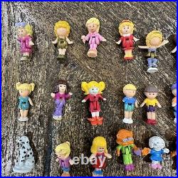 Vintage Polly Pocket Figures Dolls 1980s x 30 Bundle Lot Super Rare WOW