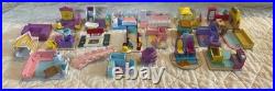 Vintage Polly Pocket & Galoob Toy Lot Compacts, Playsets, Dolls & Accessories
