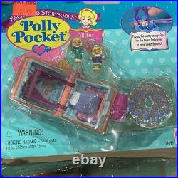 Vintage Polly Pocket Glitter Dreams Locket 1996 Enchanted Storybook NIP
