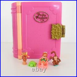 Vintage Polly Pocket Glitter Island Book 1995 Enchanted Storybook Complete
