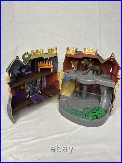 Vintage Polly Pocket Harry Potter Hogwarts Castle & 5 Other Playsrts With Figures