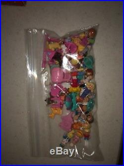 Vintage Polly Pocket Houses, People, Accessories- Large Lot