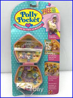 Vintage Polly Pocket In The Nursery Playset & Doll 1993 Bluebird New Moc