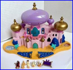 Vintage Polly Pocket Jasmine's Royal Palace Aladdin Disney Bluebird with Figures