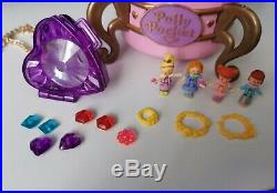 Vintage Polly Pocket Jewel Magic Crystal Ball NEARLY COMPLETE 3 gems missing