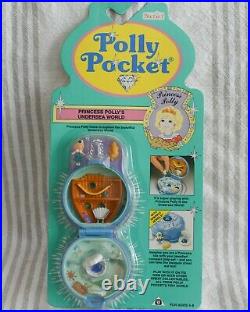 Vintage Polly Pocket Jeweled Sea Undersea World & Teeter Totter Pals Set NEW