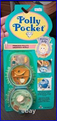 Vintage Polly Pocket Jeweled Undersea World Compact 1992 Bluebird COMPLETE NIP