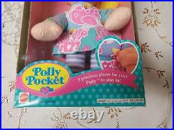 Vintage Polly Pocket Large Soft & Huggable Doll by Arco Toys for Mattel NIB 1995
