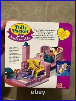Vintage Polly Pocket Light Up Bay Window House In Original Packaging 90s