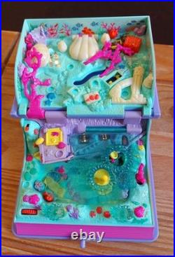 Vintage Polly Pocket Lightup Sparkling Mermaid Adventure 1996. 99% Complete