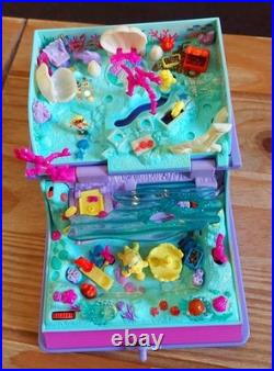 Vintage Polly Pocket Lightup Sparkling Mermaid Adventure 1996. 99% Complete