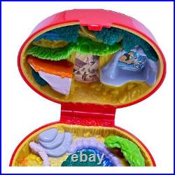Vintage Polly Pocket Lion King Compact w Figures Mattel Bluebird Collectors
