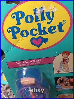 Vintage Polly Pocket Little Lulu In Her Seaside Locket 1992, Sealed On Card