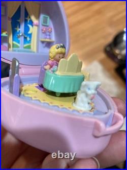 Vintage Polly Pocket Lot 4 Complete Sets with Original Figures Light-Up Blu