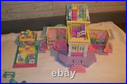 Vintage Polly Pocket Lot Bluebird Playsets And Compacts