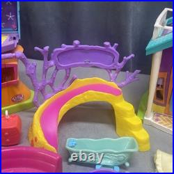 Vintage Polly Pocket Lot House Limo Car Tree Cloths Hangers Bunny Hair Purses ++