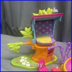 Vintage Polly Pocket Lot House Limo Car Tree Cloths Hangers Bunny Hair Purses ++