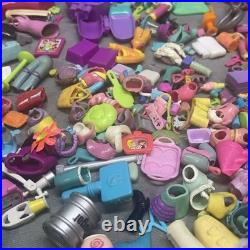 Vintage Polly Pocket Lot House Limo Car Tree Cloths Hangers Bunny Hair Purses ++