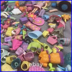 Vintage Polly Pocket Lot House Limo Car Tree Cloths Hangers Bunny Hair Purses ++