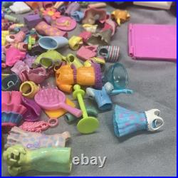 Vintage Polly Pocket Lot House Limo Car Tree Cloths Hangers Bunny Hair Purses ++